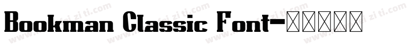 Bookman Classic Font字体转换